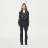 FLOWER JAQUARD KNIT CARDIGAN_NAVY (6610815189110)