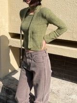 Chestnut latte wide pants