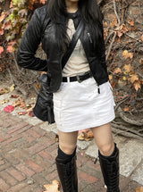 Vintage spandex rider jacket
