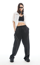 HALF ZIP-UP JUMPER_WHITE