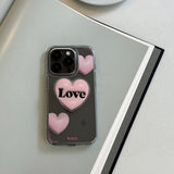 ブラッシングローズハートバルーンケース / Blushing Rose Heart Balloon Case (Jelly Hard)