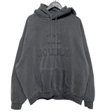 (UNISEX) ダブルパッチ羊起毛オーバーフード