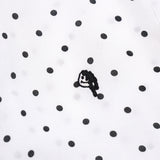 オーバーフィットドットプリントシャツ/OVERFIT DOT PRINT SHIRT-WHITE