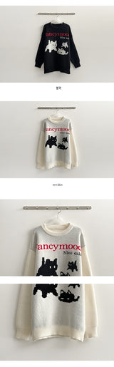 Fancy Cats Knit