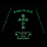 I FEAR NO EVIL LS TEE - BLACK (GLOW IN THE DARK) (6635535270006)