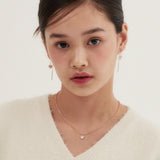 MOTHER OF PEARL MINI DROP EARRING