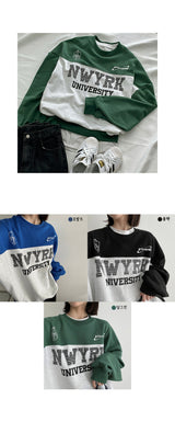 スチールカラードスウェットシャツ / Steel Colored Sweatshirt