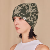 VA Spread Square Jacquard Beanie / Beige