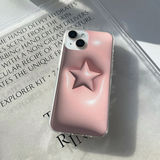 3Dスターフラワークッションスター携帯ケース