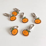 Tangerine key ring (6662930137206)