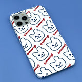 White Pattern Hard Case (6653850452086)