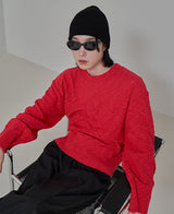 ビビットタイトルニット/vivid titled knit (4 color)