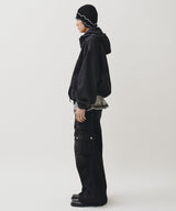 DENIM HOOD JACKET