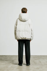 essential oversize duckdown peded parka grey (6615478632566)