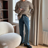Dミックスオーバーニット / ASCLO D Mix Over Knit (3color)