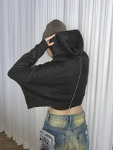 マルコクロップニットジップアップ