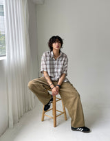 Bibi Summer Linen Check Shirt