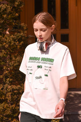 フレッシュミルククルーネックユニセックスTシャツ / Fresh milk crew neck Unisex T-shirt