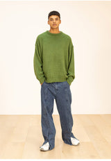 ウールソフトモヘアオーバーサイズニット/WOOL SOFT MOHAIR OVERSIZED KNIT
