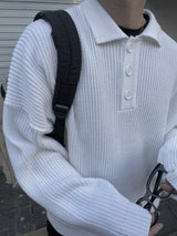 キャンディーデイリールーズフィットカラニット/CANDY DAILY LOOSE FIT KARA KNIT