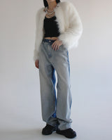 ホワイトファージャケット/white fur jacket