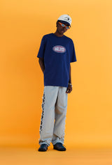 OVAL LOGO T SHIRT / NAVY