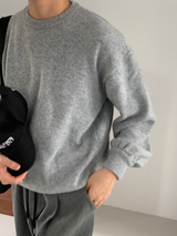 Nus.デーンカシミアグレーニット