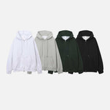 ソリッドコンビフードジップアップ