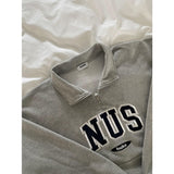 Huke x Nus. ハーフジップアップ
