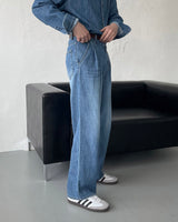 LE コールマンデニム半袖シャツ / LE Coleman Denim Short-Sleeved Shirt (Set - Up / 1 color)
