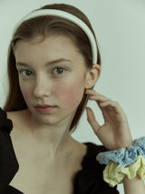 Ivory Satin Headband (6611830571126)