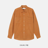 グランドポケットコーデュロイシャツ (4 color)