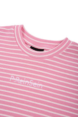 ストライプクロップTシャツ