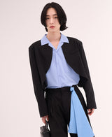 サマーリネンボレロブレザー / [MADE] Summer Linen Bolero Blazer