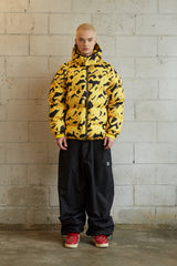スワーリングロゴフーディーウェルロンパーカ/BSR2223FWJK002 SWIRLING LOGO  HOODIE WELLON PARKA YELLOW