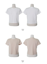 コットンクロップ半袖Tシャツ (6color)