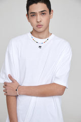 mii ロゴオーバーサイズTシャツ / mii LOGO OVERSIZED T-SHIRT WHITE