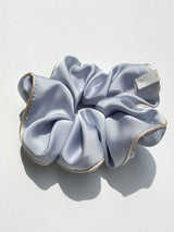 oar Jenne Satin Scrunchie [Blue]