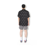 ペイズリーハーフシャツ/PAISLEY HALF SHIRTS black