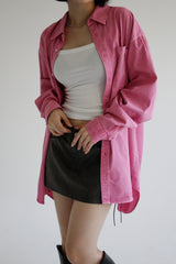 ピグメントオーバーフィットシャツ / Pigmented Overfit Shirt (3color)