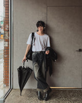 フォワードワイドデニムパンツ