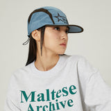 Star logo nylon camp cap