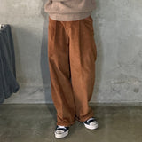 Side buckle corduroy pants (3color)