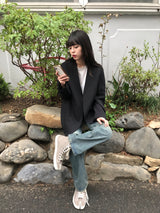 Balance collarless jacket