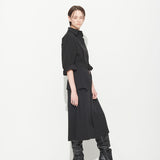 POCKET BELTED DRESS, BLACK (6629500125302)