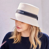 Ribbon paper bucket hat Pink
