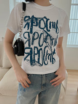 シャークTシャツ / Shark T-shirt (2color)