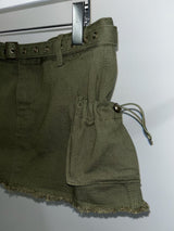 カーゴミニスカート/CARGO MINI SKIRT