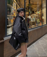 (UNISEX)フェルトクロップオーバームトン