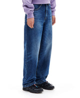 レッドモスロゴデニムパンツ / RED MOSS LOGO DENIM PANTS (BLUE)
